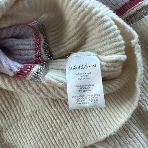 For Love & Lemons Arielle Striped Sweater - Picture 8 of 10